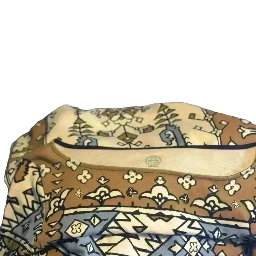 Tory Burch Botanical Floral Dress Size Small 100% Pima Cotton .Size Small